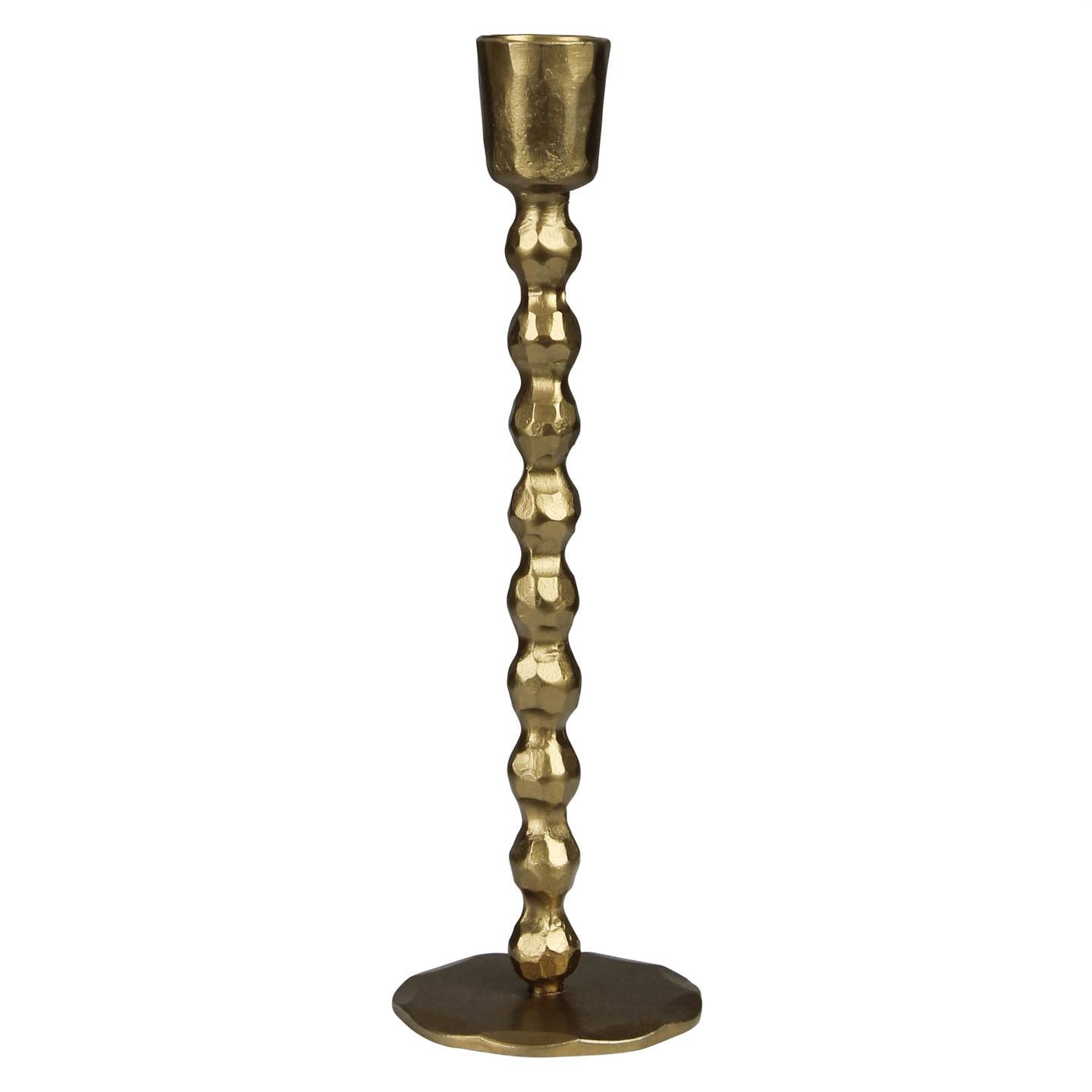 HomArt Talega Beaded Stem Taper Candle Holder - Thumbnail 5