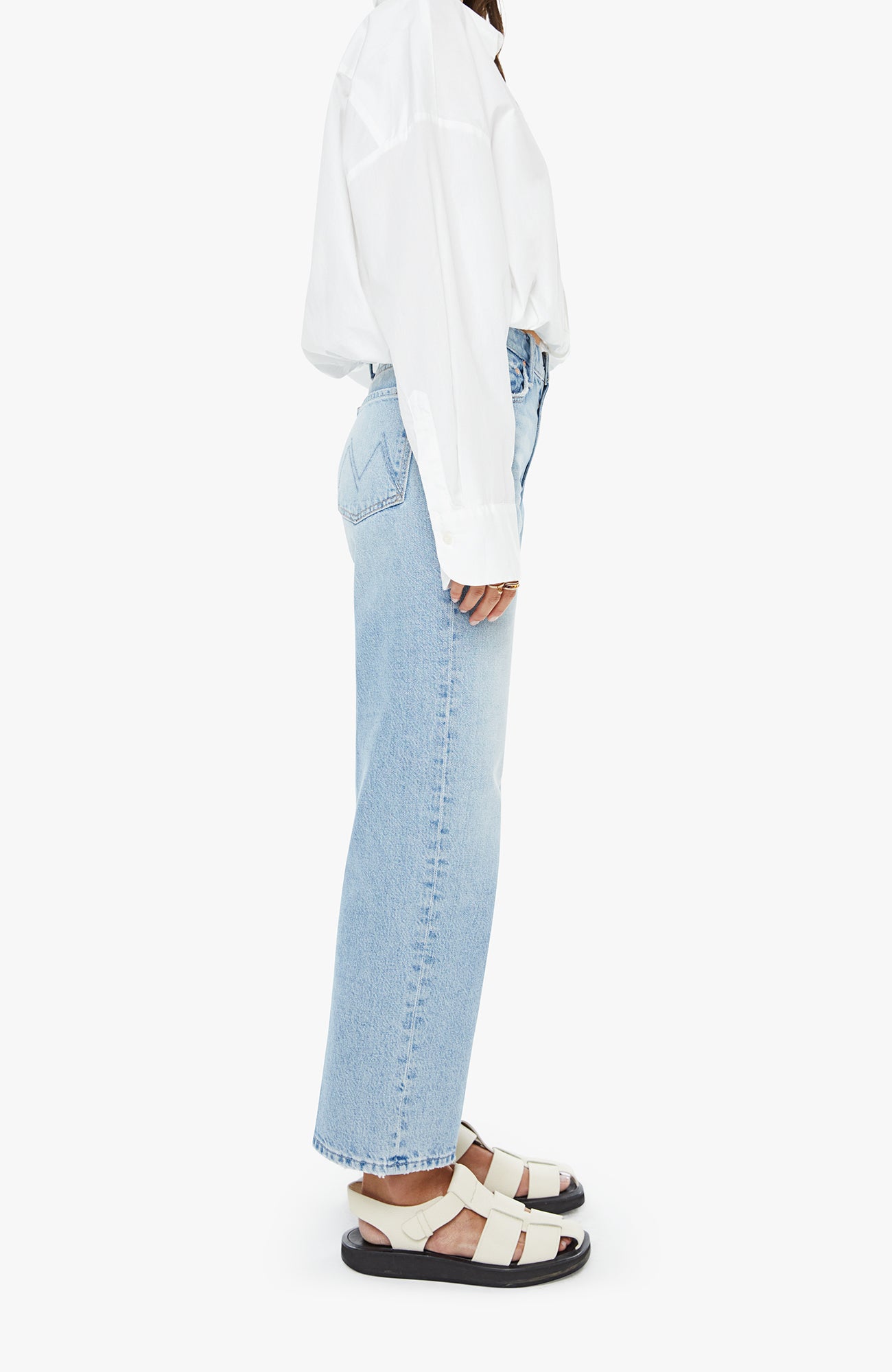 MOTHER Denim The Rambler Zip Flood