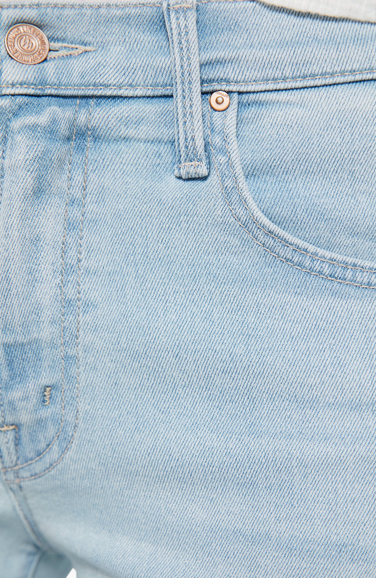 MOTHER Denim The Mid Rise Rambler Zip Ankle