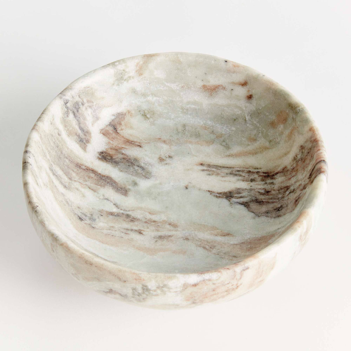 Josephine Footed Marble Bowl