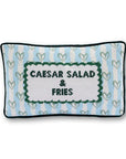 Furbish Studio Girl Dinner Needlepoint Pillow