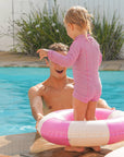 Mini Pool Ring Pool Party Magenta Stripe