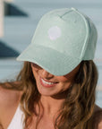 Pastel Green Terry Trucker Hat