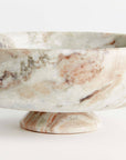 Josephine Footed Marble Bowl