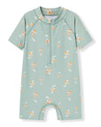 Milkbarn Zipper Shortall Swimsuit