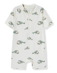 Milkbarn Zipper Shortall Swimsuit