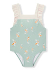 Milkbarn Ruffle Square Neck Swimsuit