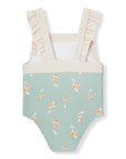 Milkbarn Ruffle Square Neck Swimsuit