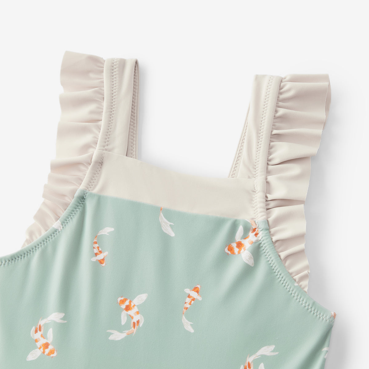 Milkbarn Ruffle Square Neck Swimsuit