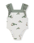 Milkbarn Ruffle Square Neck Swimsuit