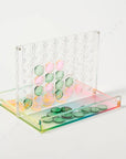 Ombre Lucite 4 in a Row Sherbert