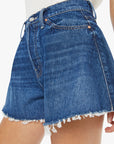 MOTHER Denim The Flutter Short Fray