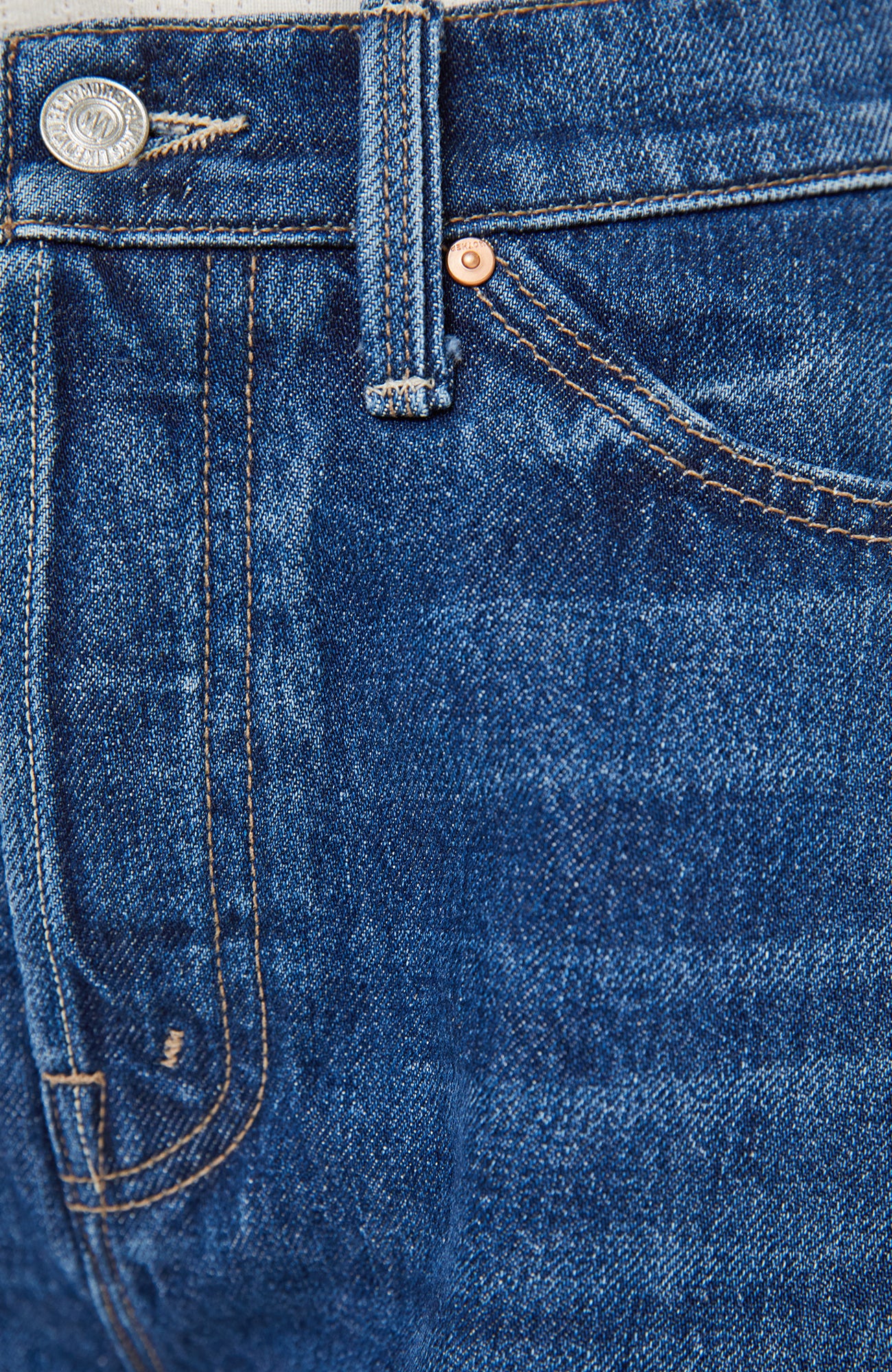 MOTHER Denim The Flutter Short Fray