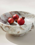 Josephine Footed Marble Bowl