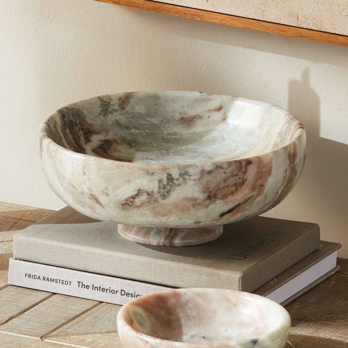 Josephine Footed Marble Bowl