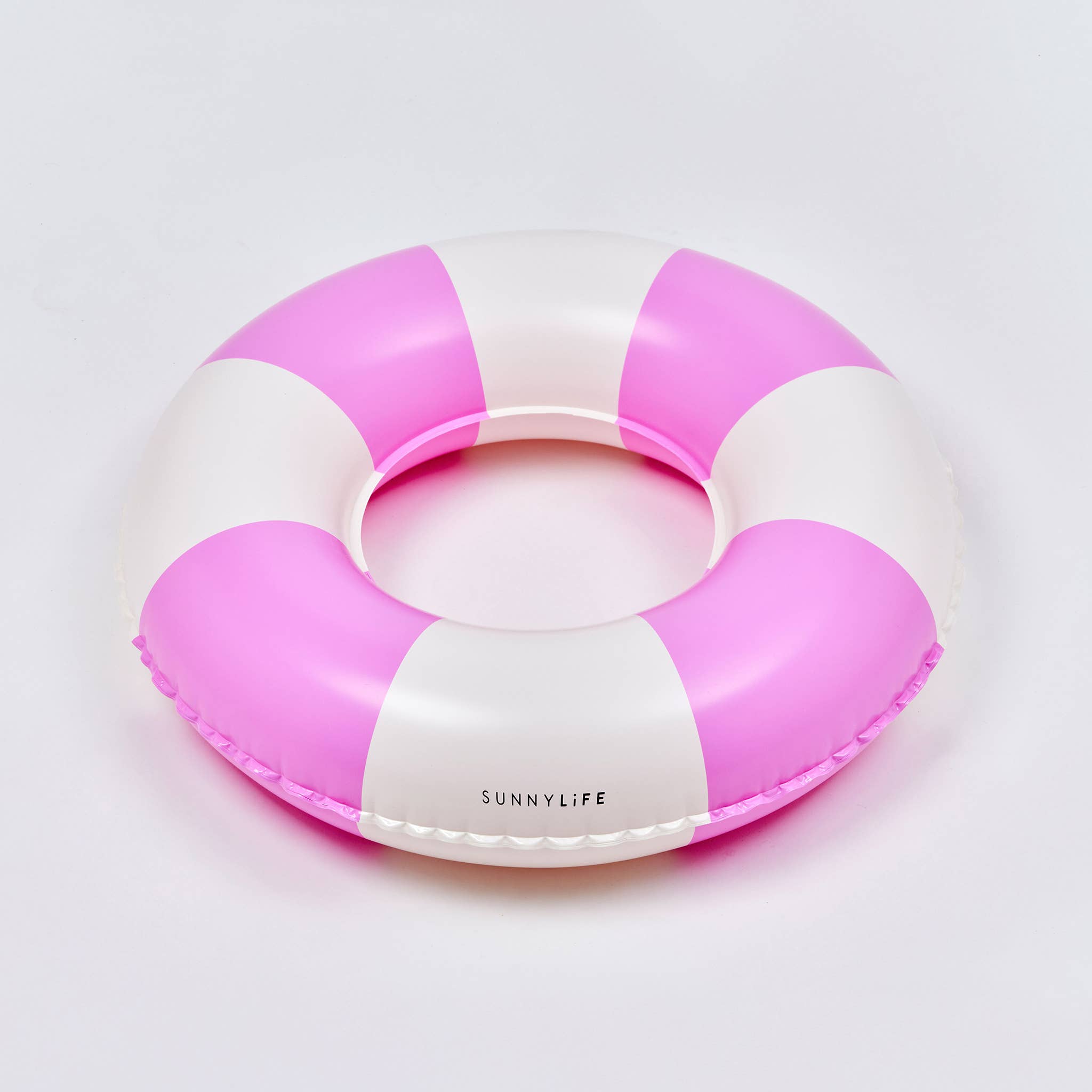 Mini Pool Ring Pool Party Magenta Stripe