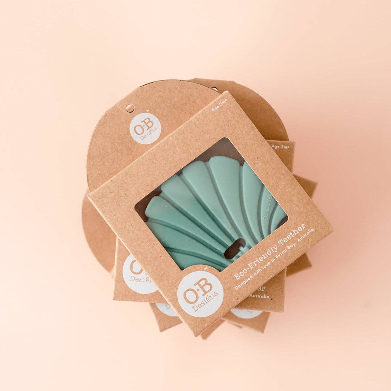 OB Designs Silicone Shell Teether | Ocean