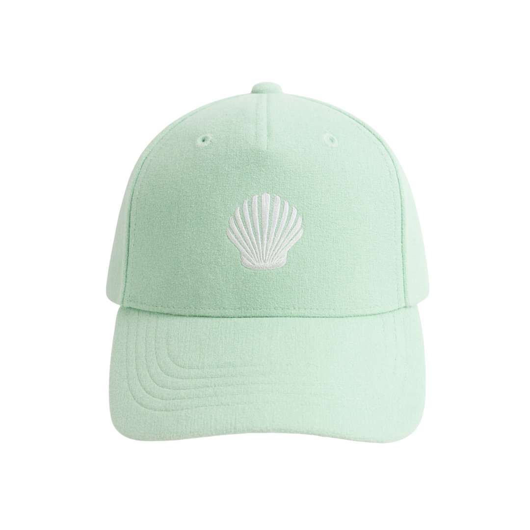 Pastel Green Terry Trucker Hat