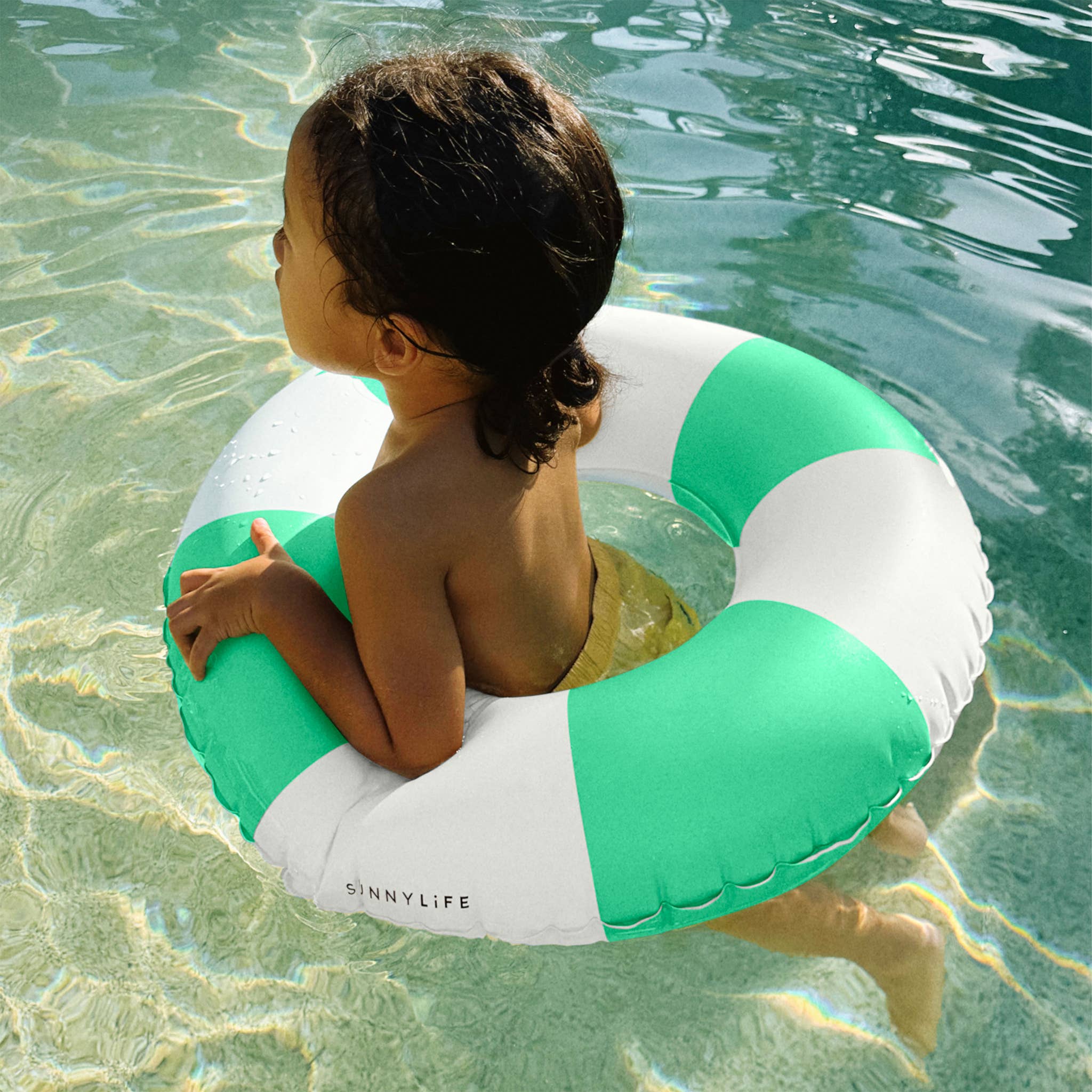 Mini Pool Ring Pool Party Green Stripe