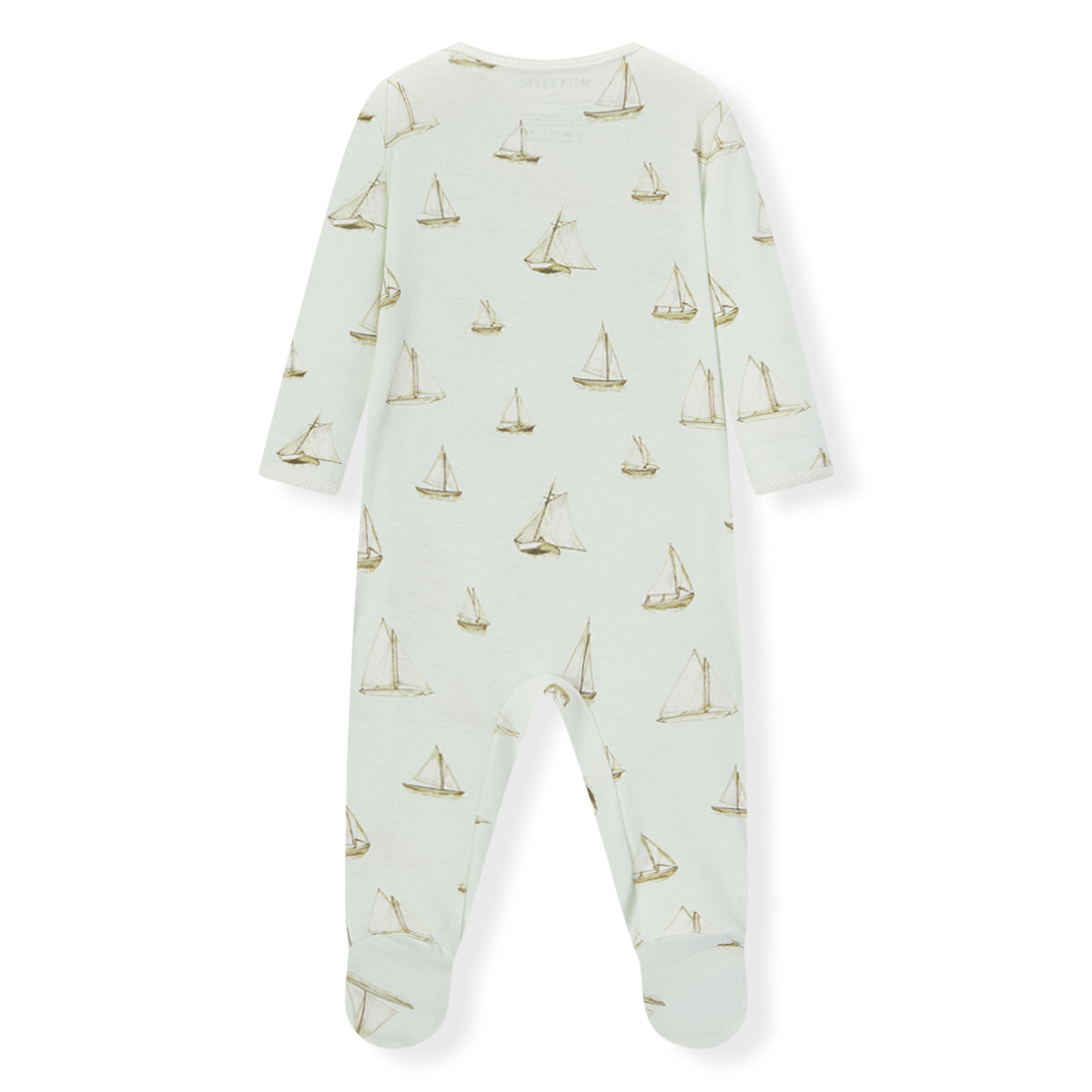 Milkbarn Zipper Footed Romper