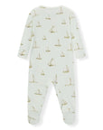 Milkbarn Zipper Footed Romper