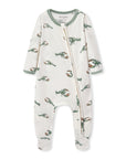 Milkbarn Zipper Footed Romper