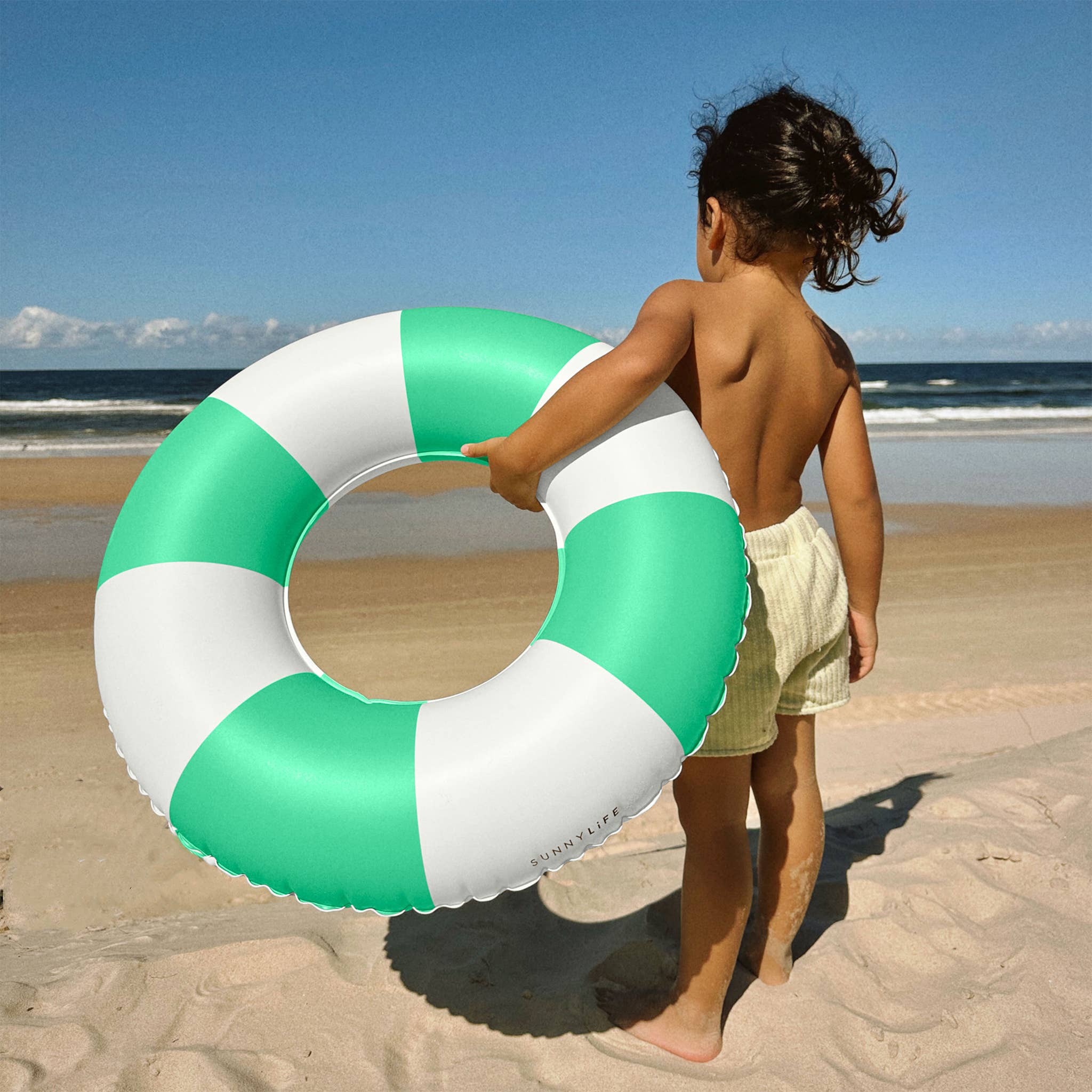 Mini Pool Ring Pool Party Green Stripe