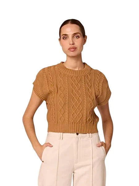 Cleobella Gigi Cropped Sweater Vest