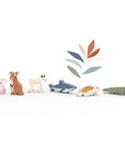 World Animals Wooden Blocks - Oceania