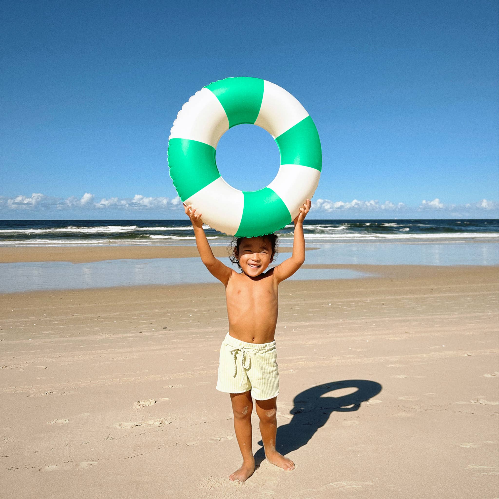 Mini Pool Ring Pool Party Green Stripe