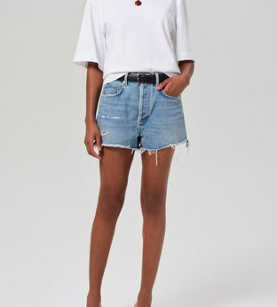 Marlow Denim Shorts in Seltzer