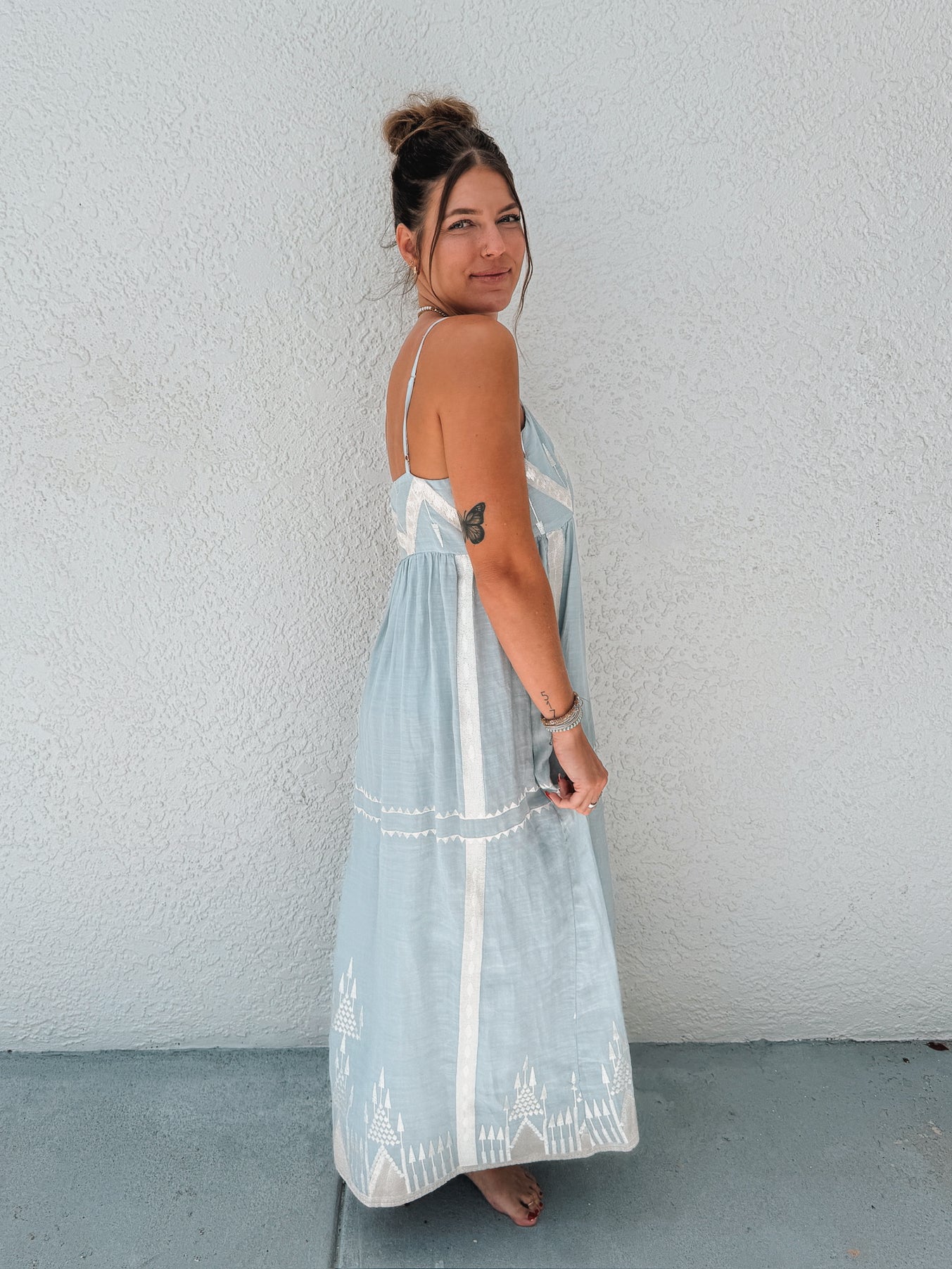 Greek Archaic Kori Maxi Roots Dress