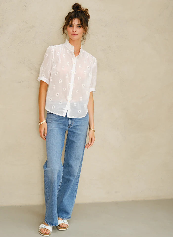 M.A.B.E Frani Embroidered Top