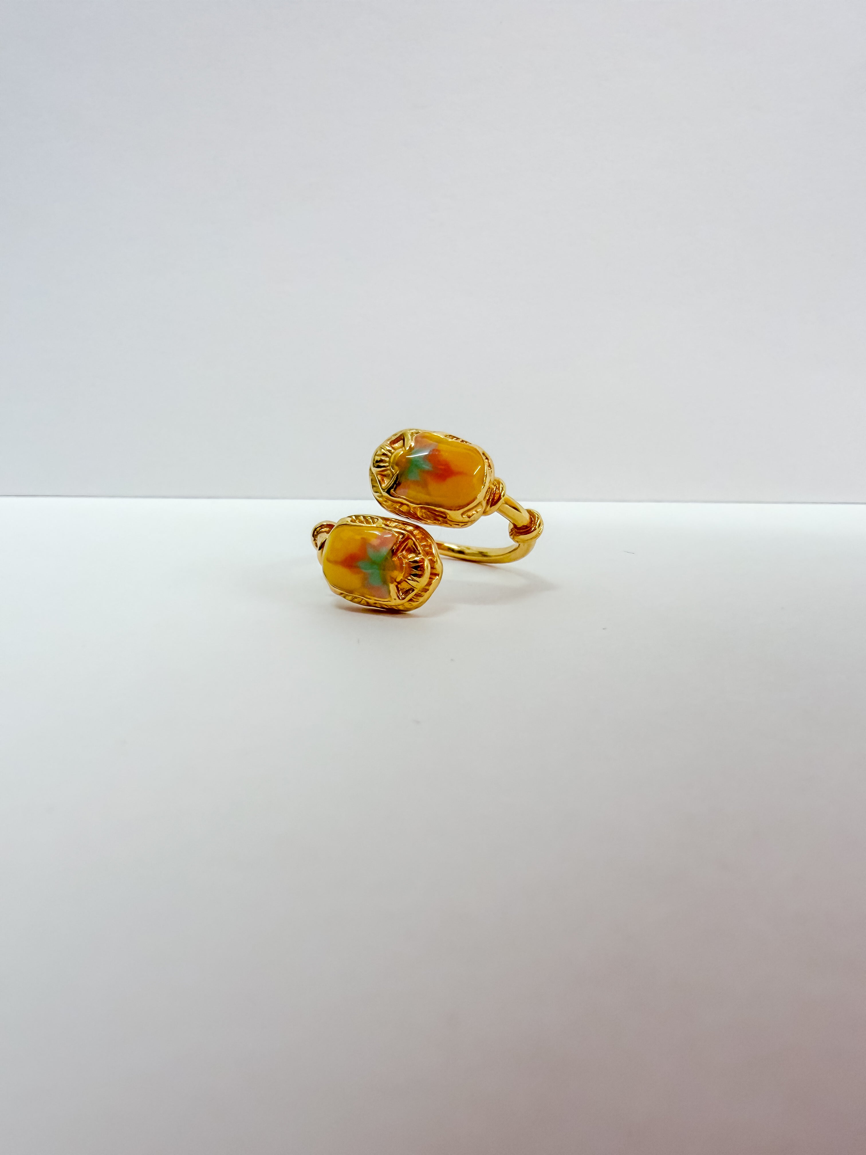 Gas Bijoux Scara Ring Yellow