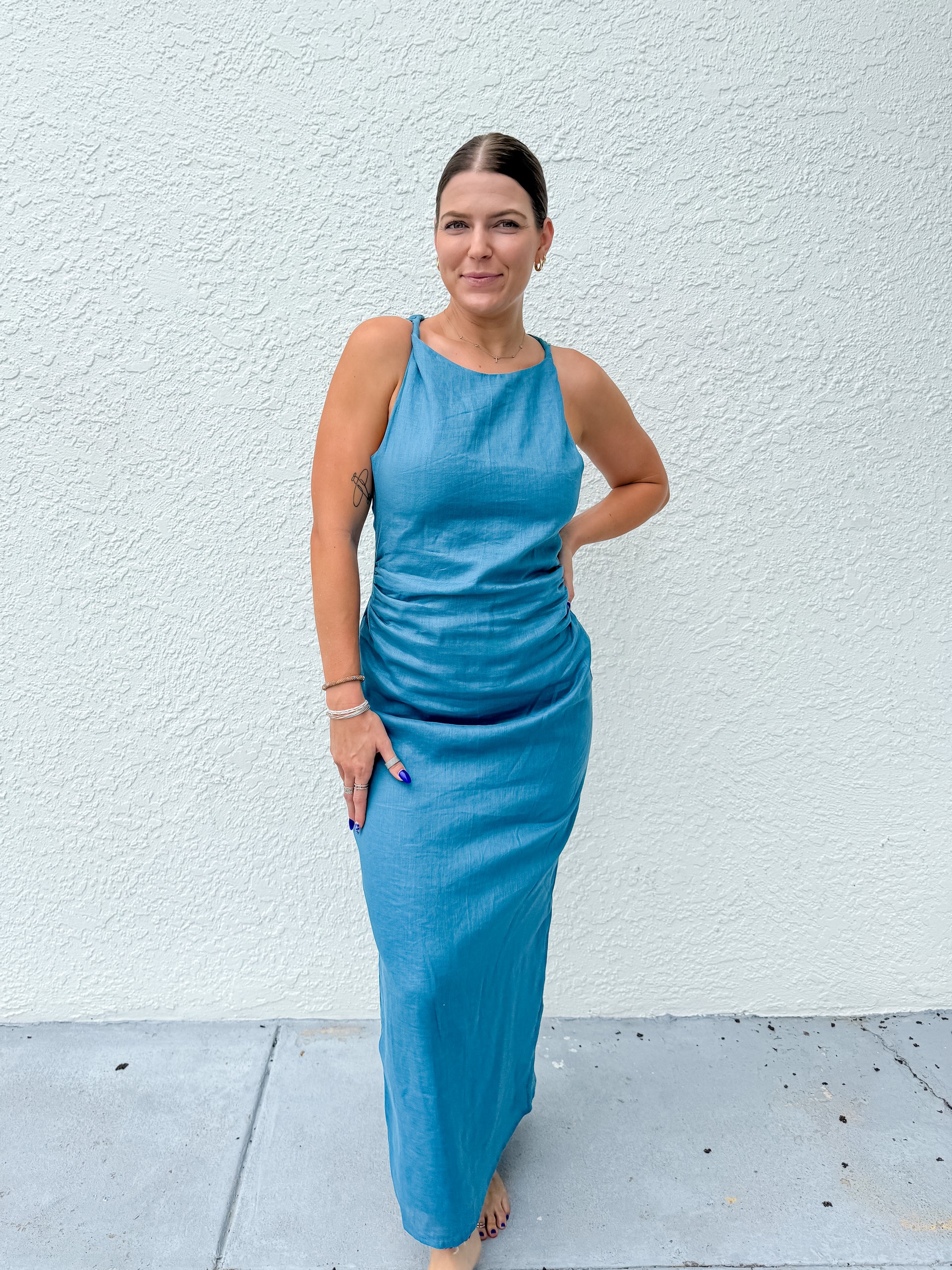 strapless a line dress midi Strapless A-Line Midi Dress – John Paul Ataker