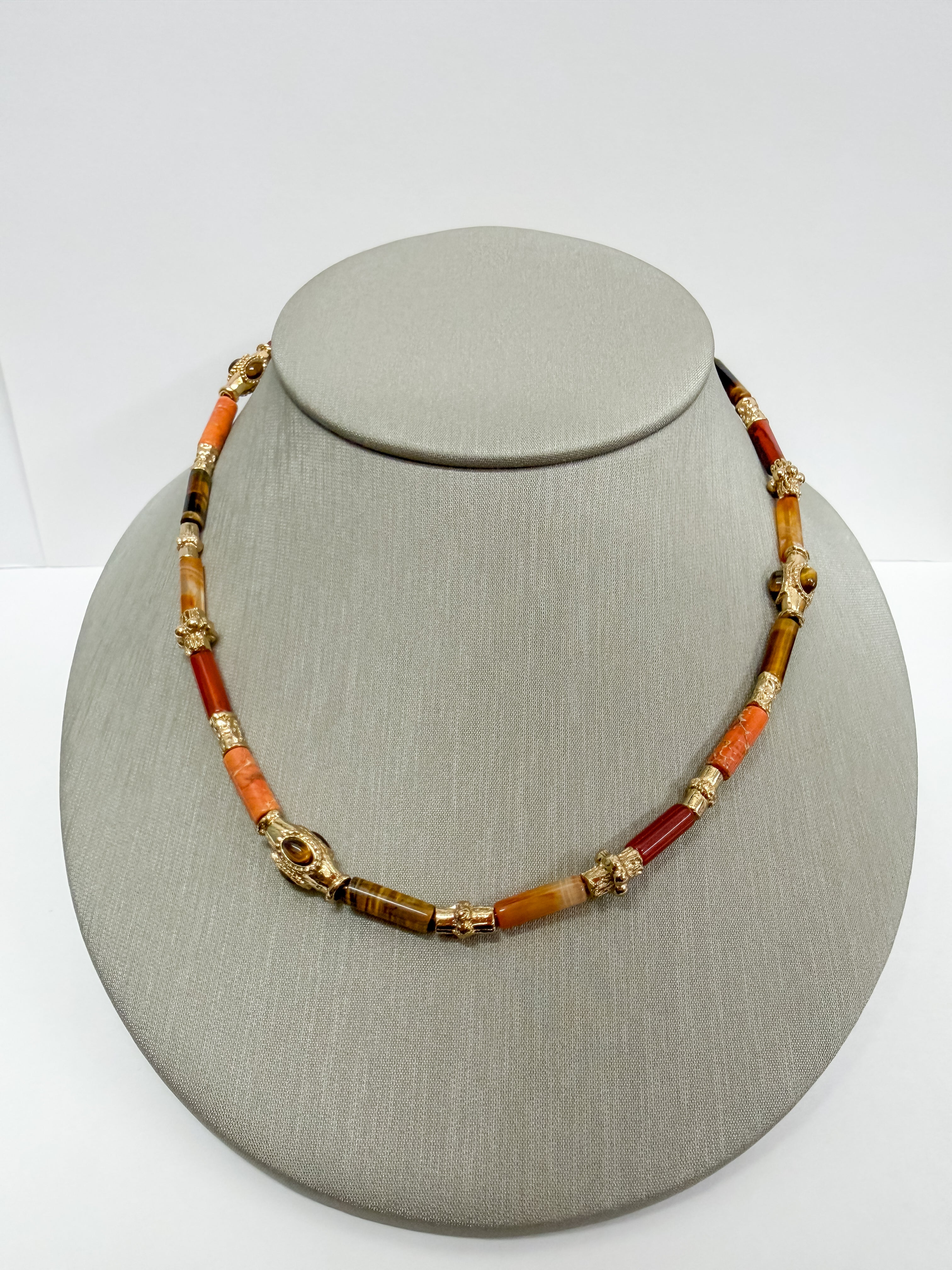 Gas Bijoux Collier Necklace Amber