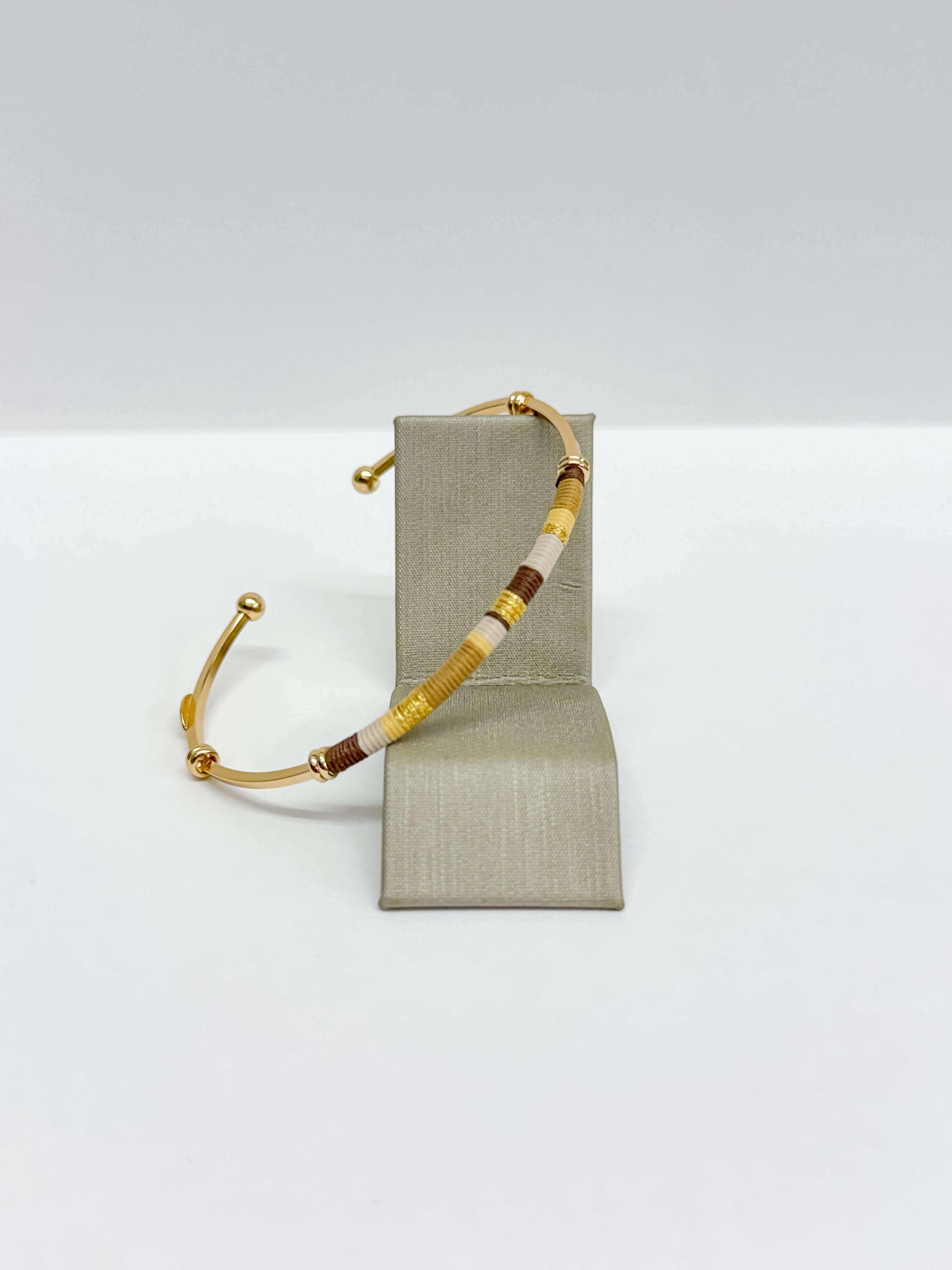 Gas Bijoux Zanzibar Bracelet Ivory/Brown