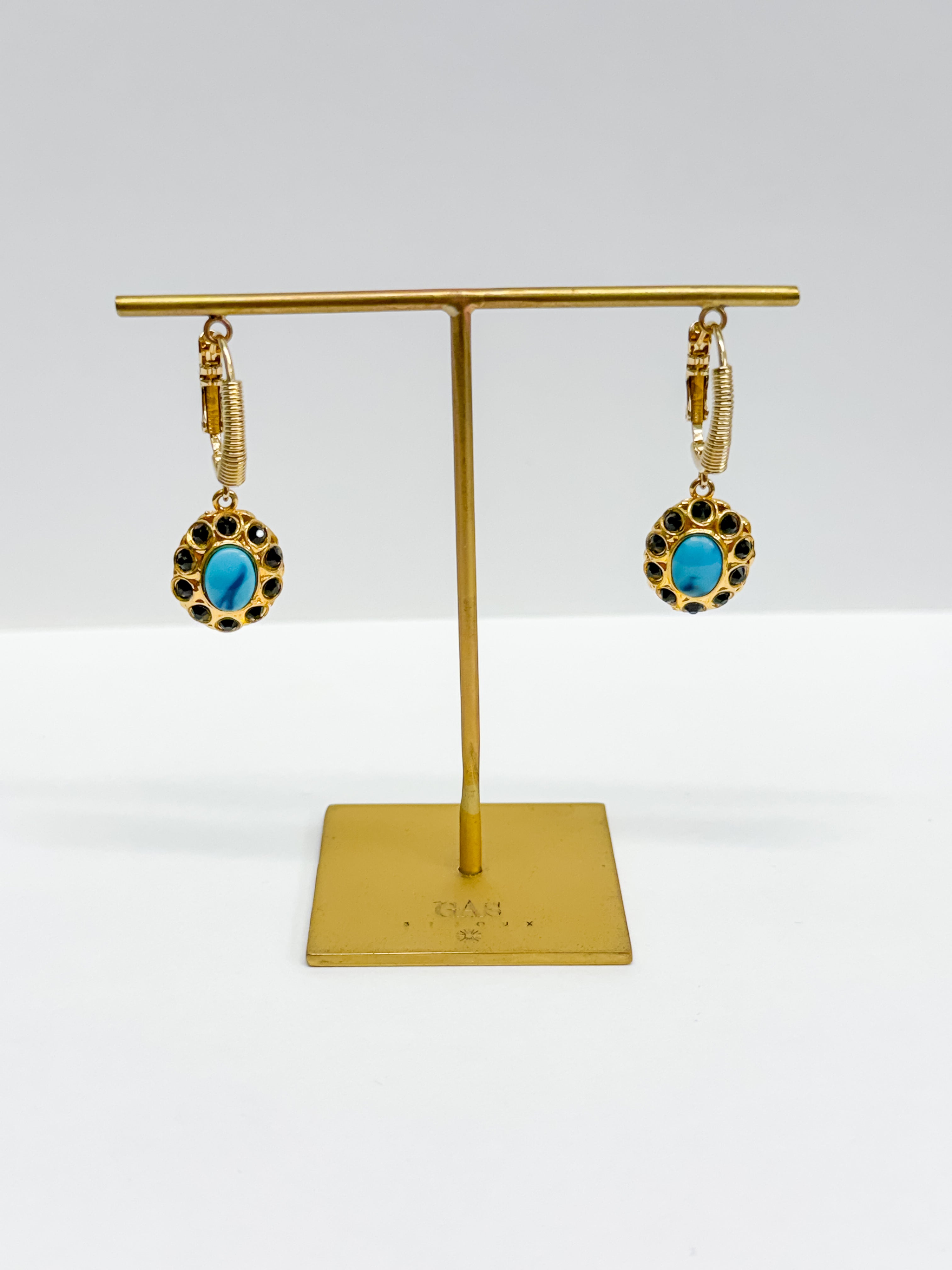 Gas Bijoux Tao Earrings Turquoise
