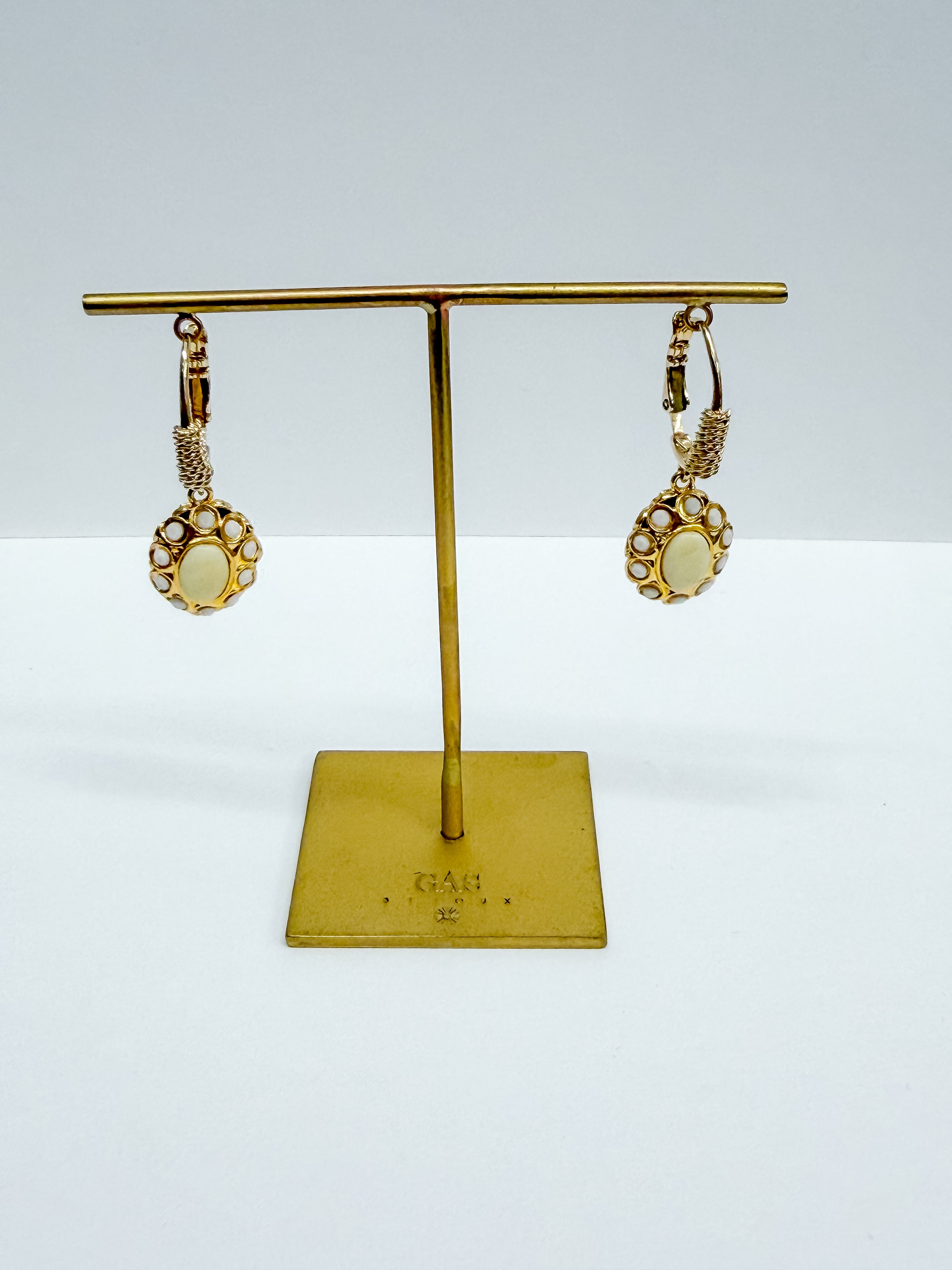Gas Bijoux Tao Earrings White