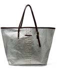 Kempton & Co. Oversized Beach Tote - Metallic Twill
