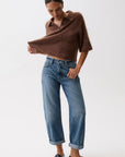 Donny Rolled Hem Boyfriend Jean