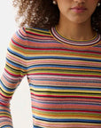 Madison Long Sleeve Crew Neck Sweater Tee