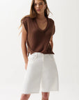 Pistola Beck Open Knit Cropped Sweater