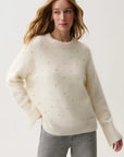 Luna Embellished Crew Neck Sweater