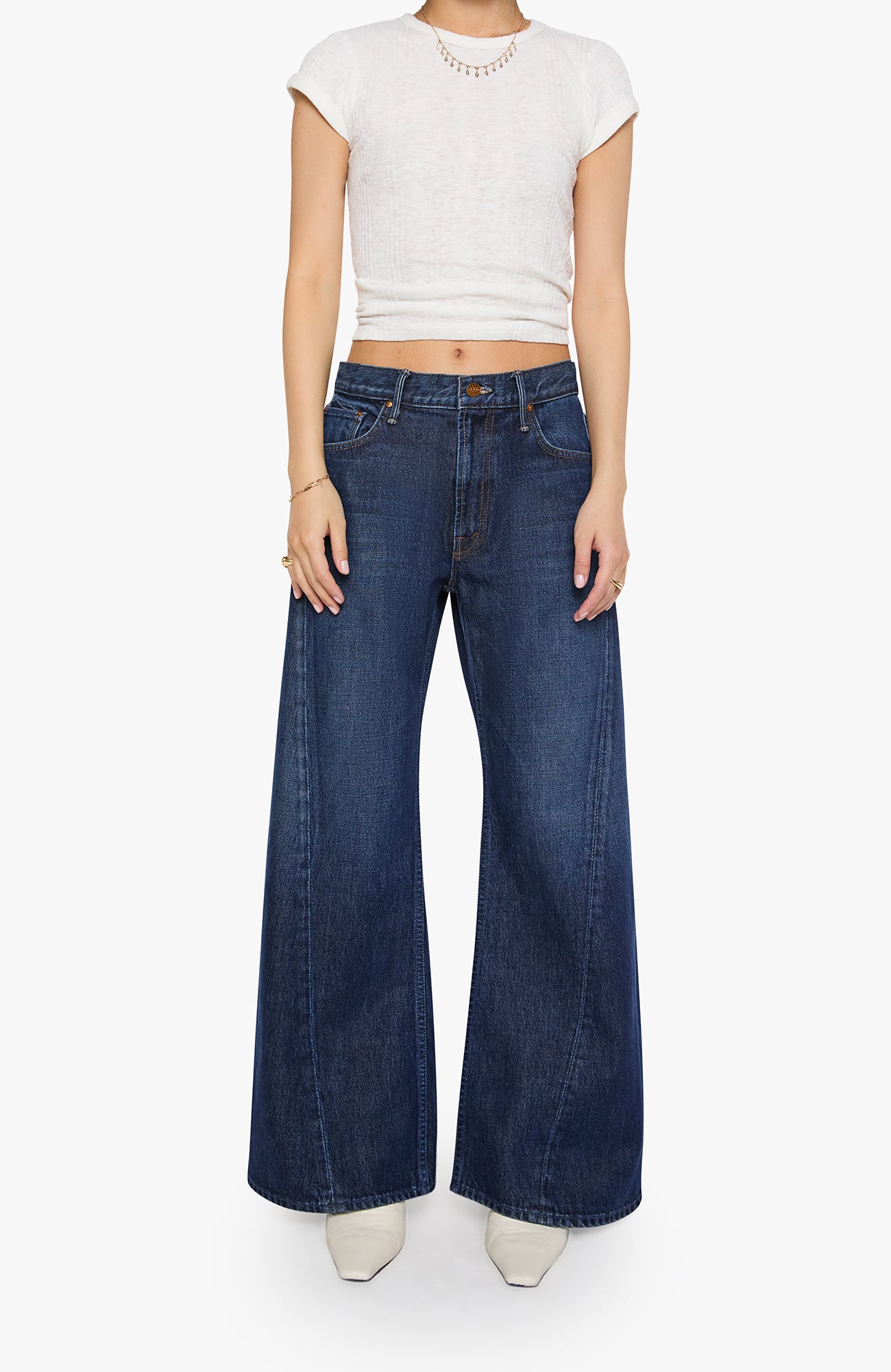Lil Lemon Twist Sneak Wide Leg Jeans