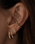 Social Anarchy Pyramid Ear Cuff