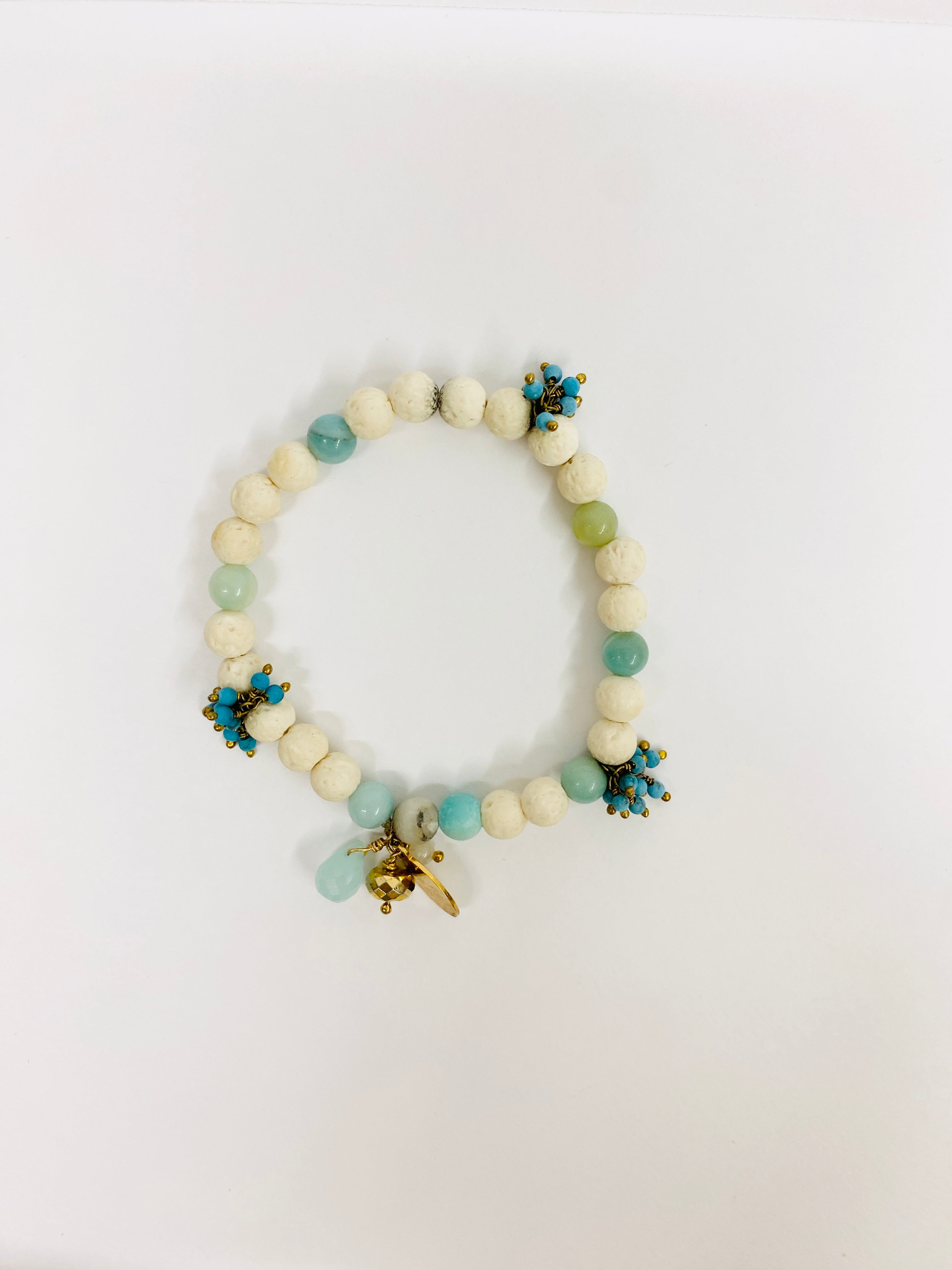 Marianne Homsy White Coral Bracelet