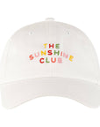 Rainbow Embroidered Sunshine Club Baseball Hat