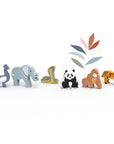 World Animals Wooden Blocks - Asia