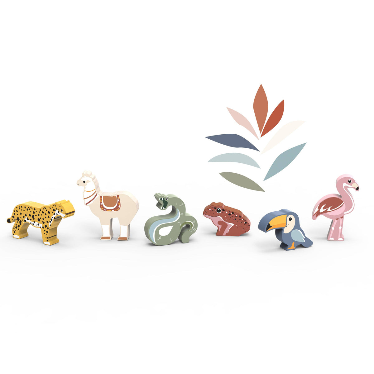 World Animals Wooden Blocks - South America